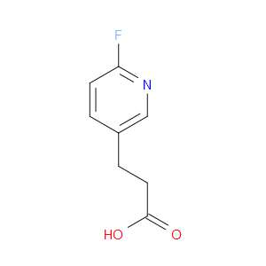3-(6-FLUOROPYRIDIN-3-YL)PROPANOIC ACID - Click Image to Close