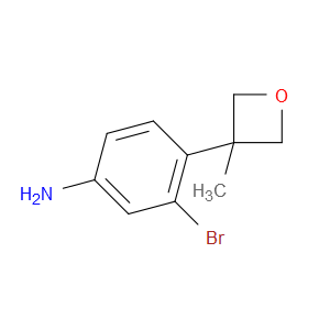 3-BROMO-4-(3-METHYLOXETAN-3-YL)ANILINE