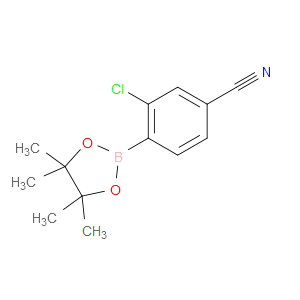 3-CHLORO-4-(4,4,5,5-TETRAMETHYL-1,3,2-DIOXABOROLAN-2-YL)BENZONITRILE