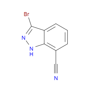 3-BROMO-1H-INDAZOLE-7-CARBONITRILE - Click Image to Close