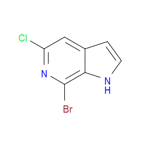 7-BROMO-5-CHLORO-1H-PYRROLO[2,3-C]PYRIDINE