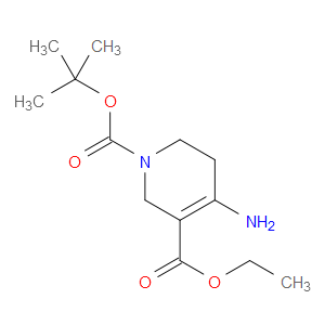 1-TERT-BUTYL 3-ETHYL 4-AMINO-5,6-DIHYDROPYRIDINE-1,3(2H)-DICARBOXYLATE - Click Image to Close