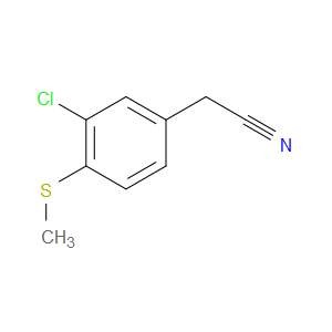 2-(3-CHLORO-4-(METHYLTHIO)PHENYL)ACETONITRILE