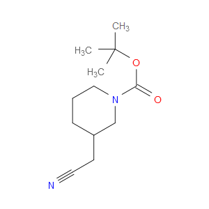 TERT-BUTYL 3-(CYANOMETHYL)PIPERIDINE-1-CARBOXYLATE - Click Image to Close