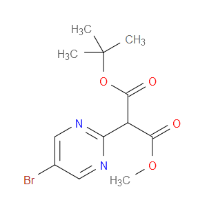 TERT-BUTYL METHYL 2-(5-BROMOPYRIMIDIN-2-YL)MALONATE