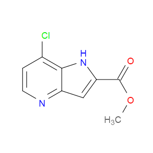METHYL 7-CHLORO-1H-PYRROLO[3,2-B]PYRIDINE-2-CARBOXYLATE