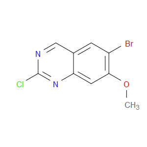 6-BROMO-2-CHLORO-7-METHOXYQUINAZOLINE - Click Image to Close