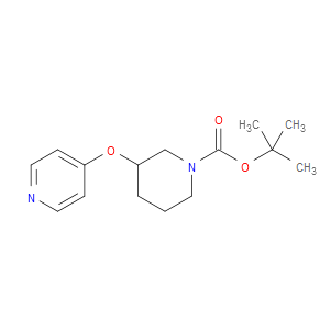 3-(PYRIDIN-4-YLOXY)-PIPERIDINE-1-CARBOXYLIC ACID TERT-BUTYL ESTER - Click Image to Close
