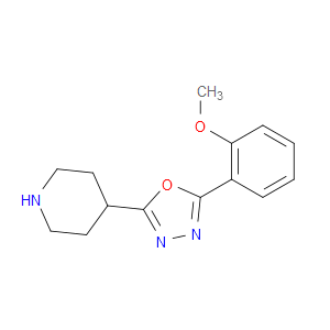 4-[5-(2-METHOXYPHENYL)-1,3,4-OXADIAZOL-2-YL]PIPERIDINE