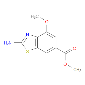 METHYL 2-AMINO-4-METHOXYBENZO[D]THIAZOLE-6-CARBOXYLATE - Click Image to Close