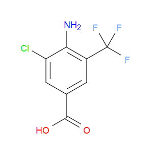 4-AMINO-3-CHLORO-5-(TRIFLUOROMETHYL)BENZOIC ACID - Click Image to Close