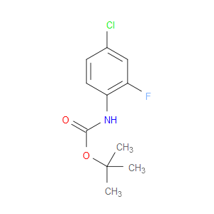 TERT-BUTYL (4-CHLORO-2-FLUOROPHENYL)CARBAMATE