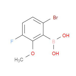 (6-BROMO-3-FLUORO-2-METHOXYPHENYL)BORONIC ACID - Click Image to Close