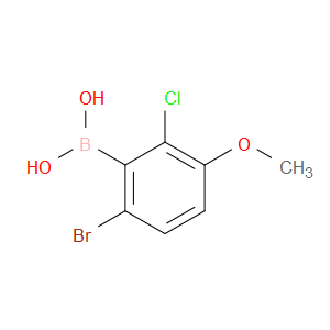 6-BROMO-2-CHLORO-3-METHOXYPHENYLBORONIC ACID