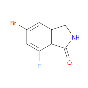 5-BROMO-7-FLUOROISOINDOLIN-1-ONE - Click Image to Close