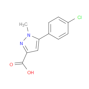 5-(4-CHLOROPHENYL)-1-METHYL-1H-PYRAZOLE-3-CARBOXYLIC ACID
