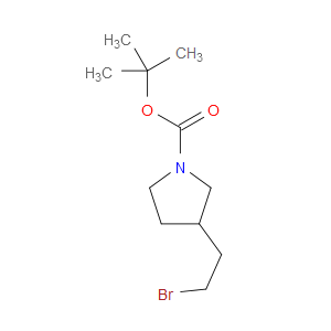 TERT-BUTYL 3-(2-BROMOETHYL)PYRROLIDINE-1-CARBOXYLATE - Click Image to Close