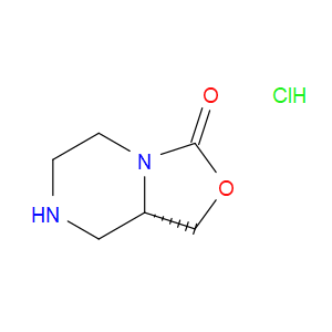 (S)-TETRAHYDRO-1H-OXAZOLO[3,4-A]PYRAZIN-3(5H)-ONE HYDROCHLORIDE