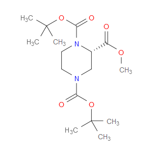 (S)-1,4-DI-TERT-BUTYL 2-METHYL PIPERAZINE-1,2,4-TRICARBOXYLATE