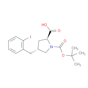 (2S,4R)-1-(TERT-BUTOXYCARBONYL)-4-(2-IODOBENZYL)PYRROLIDINE-2-CARBOXYLIC ACID