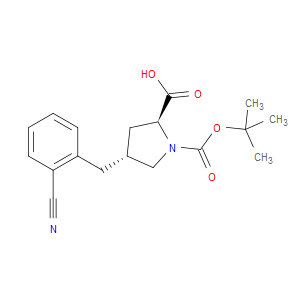 (2S,4R)-1-(TERT-BUTOXYCARBONYL)-4-(2-CYANOBENZYL)PYRROLIDINE-2-CARBOXYLIC ACID - Click Image to Close