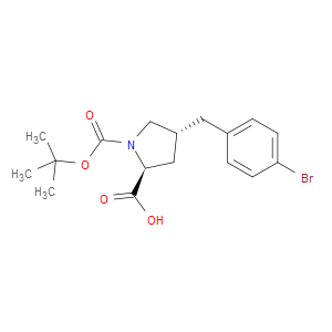(2S,4R)-4-(4-BROMOBENZYL)-1-(TERT-BUTOXYCARBONYL)PYRROLIDINE-2-CARBOXYLIC ACID