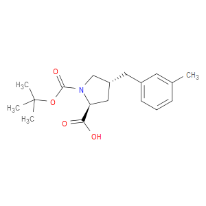 (2S,4R)-1-(TERT-BUTOXYCARBONYL)-4-(3-METHYLBENZYL)PYRROLIDINE-2-CARBOXYLIC ACID - Click Image to Close