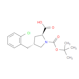 (2S,4R)-1-(TERT-BUTOXYCARBONYL)-4-(2-CHLOROBENZYL)PYRROLIDINE-2-CARBOXYLIC ACID