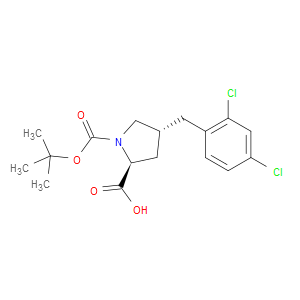 (2S,4R)-1-(TERT-BUTOXYCARBONYL)-4-(2,4-DICHLOROBENZYL)PYRROLIDINE-2-CARBOXYLIC ACID - Click Image to Close