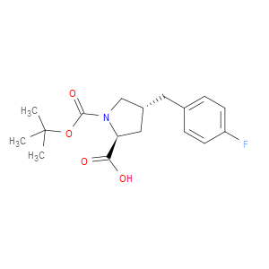 (2S,4R)-1-(TERT-BUTOXYCARBONYL)-4-(4-FLUOROBENZYL)PYRROLIDINE-2-CARBOXYLIC ACID