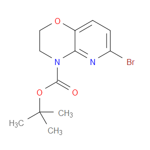 TERT-BUTYL 6-BROMO-2H-PYRIDO[3,2-B][1,4]OXAZINE-4(3H)-CARBOXYLATE