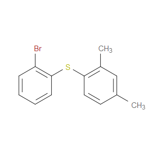 (2-BROMOPHENYL)(2,4-DIMETHYLPHENYL)SULFANE