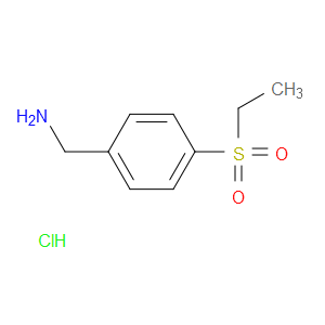 [4-(ETHANESULFONYL)PHENYL]METHANAMINE HYDROCHLORIDE - Click Image to Close