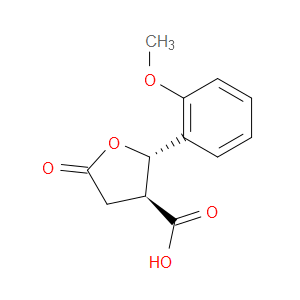 TRANS-2-(2-METHOXYPHENYL)-5-OXOTETRAHYDROFURAN-3-CARBOXYLIC ACID