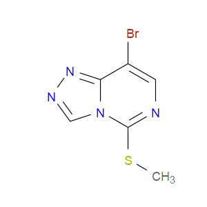 8-BROMO-5-(METHYLTHIO)-[1,2,4]TRIAZOLO[4,3-C]PYRIMIDINE - Click Image to Close