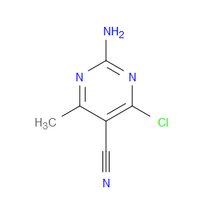 2-AMINO-4-CHLORO-6-METHYLPYRIMIDINE-5-CARBONITRILE - Click Image to Close