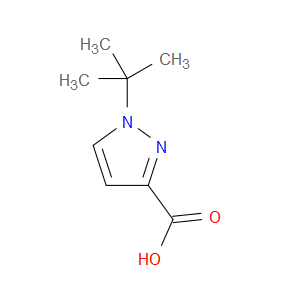 1-(TERT-BUTYL)-1H-PYRAZOLE-3-CARBOXYLIC ACID - Click Image to Close