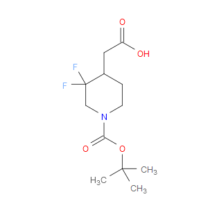 2-(1-(TERT-BUTOXYCARBONYL)-3,3-DIFLUOROPIPERIDIN-4-YL)ACETIC ACID - Click Image to Close