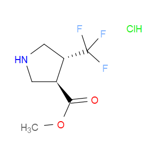 METHYL TRANS-4-(TRIFLUOROMETHYL)PYRROLIDINE-3-CARBOXYLATE HYDROCHLORIDE - Click Image to Close