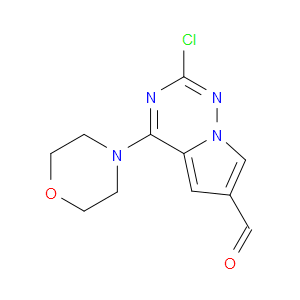 2-CHLORO-4-(MORPHOLIN-4-YL)PYRROLO[2,1-F][1,2,4]TRIAZINE-6-CARBALDEHYDE