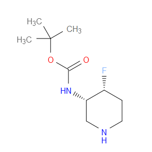 TERT-BUTYL N-[(3S,4R)-4-FLUOROPIPERIDIN-3-YL]CARBAMATE
