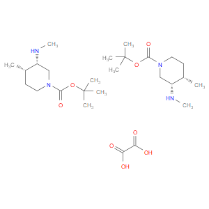 TERT-BUTYL (3S,4S)-4-METHYL-3-(METHYLAMINO)PIPERIDINE-1-CARBOXYLATE HEMIOXALATE