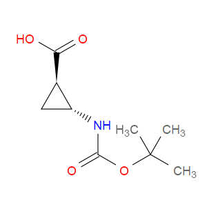 TRANS-CYCLOPROPANECARBOXYLIC ACID, 2-[[(1,1-DIMETHYLETHOXY)CARBONYL]AMINO]-