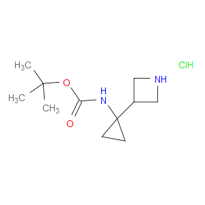 TERT-BUTYL N-[1-(AZETIDIN-3-YL)CYCLOPROPYL]CARBAMATE HYDROCHLORIDE - Click Image to Close