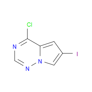 4-CHLORO-6-IODOPYRROLO[2,1-F][1,2,4]TRIAZINE - Click Image to Close