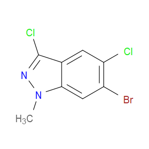 6-BROMO-3,5-DICHLORO-1-METHYL-1H-INDAZOLE