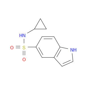 N-CYCLOPROPYL-1H-INDOLE-5-SULFONAMIDE - Click Image to Close