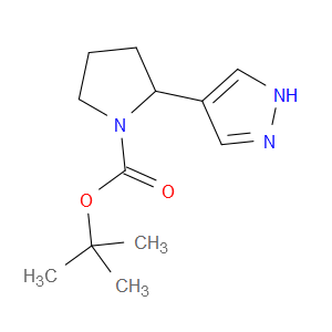 TERT-BUTYL 2-(1H-PYRAZOL-4-YL)PYRROLIDINE-1-CARBOXYLATE - Click Image to Close