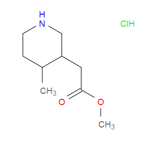 METHYL 2-(4-METHYLPIPERIDIN-3-YL)ACETATE HYDROCHLORIDE - Click Image to Close