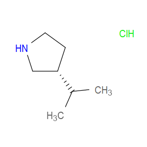 (3R)-3-(PROPAN-2-YL)PYRROLIDINE HYDROCHLORIDE